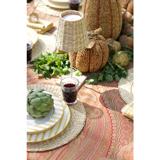 English Maison Maison Design X Zafferano Empire Seagrass For Sale - Image 3 of 4