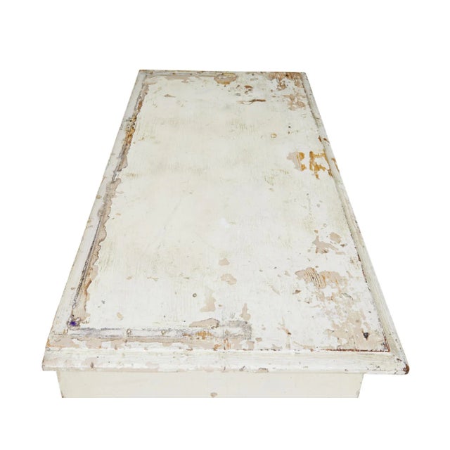 Rustic 19th Century Swedish Rustic Painted Pine Dresser Base For Sale - Image 3 of 9