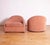 Pair of Sensational Pink Chenille Club Chairs For Sale - Image 4 of 10