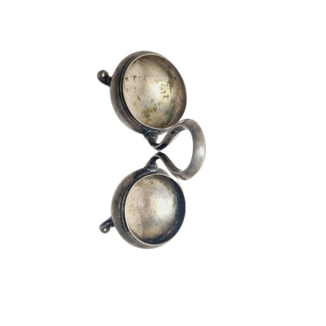 Eclectic Silver Salt and Pepper Holder, Germany, 1890s For Sale - Image 9 of 14