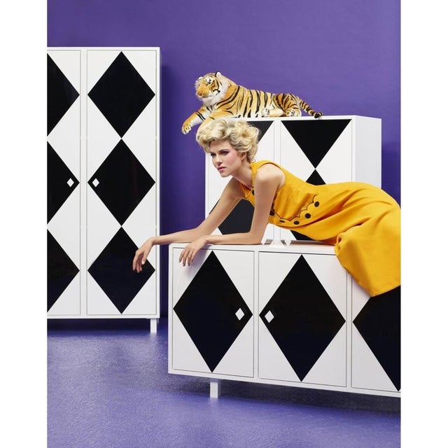 Camicia cabinet in powder-coated aluminum by altreforme dimensions: d 45 x w 100 x h 189 cm. Materials: powder-coated...