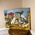 THIS PABLO PICASSO RARE OFFSET LITHOGRAPH painting on canvas " PAYSAGE MEDITERRANEEN " 1952, IS A VERY SPECIAL AND UNIQUE...