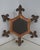 Metal Vintage Fleu-De-Lys Metal Wall Mirror For Sale - Image 7 of 7