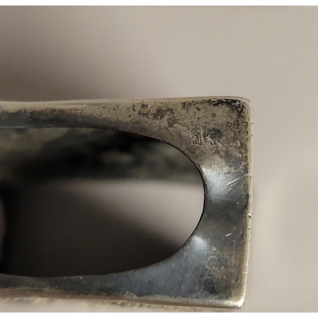 Chinese Export Silver Dragon Matchbook Cover by Wang Hing, C. 1920–1930 For Sale In Raleigh - Image 6 of 6