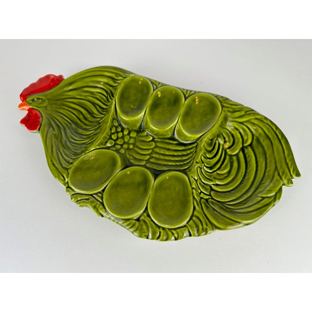 Ceramic Vintage Majolica Serving Dish from Artigianato Bassanese, 1970s For Sale - Image 7 of 7