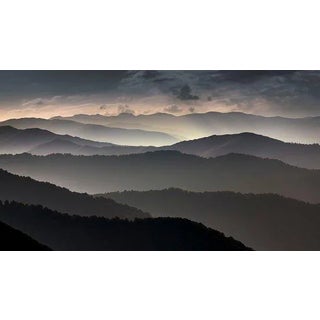 Mountain Landscape at Dusk' Contemporary Archival Color Photograph Print From the Original Negative by Orkhan Aslanov - 20x24 For Sale