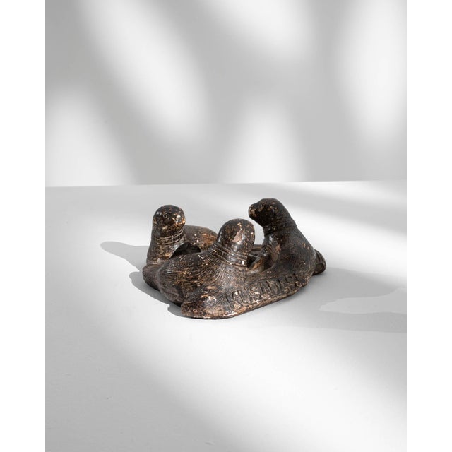 20th Century Belgian Seal Plaster Decoration For Sale - Image 10 of 18