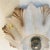 1970s Flower Shell White Sand Ceramic Wall Light from Hustadt Keramik, Germany, 1970s For Sale - Image 5 of 13