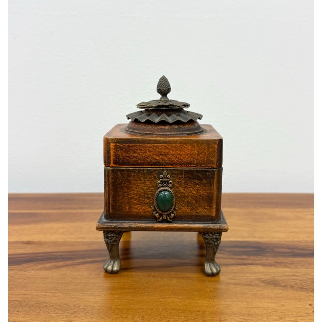 Victorian Vintage Jo Marz Limited Edition Wooden Trinket Box No. 11/500 For Sale - Image 3 of 10