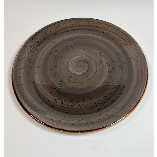 2010s Steelite Performance Craft Coupe Plates in Porcini Set of 2 11.75” For Sale - Image 5 of 11