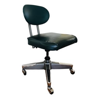 Vintage Royal Metal Corporation Industrial/Tanker Swivel Office Chair For Sale