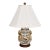 1970s Chinoiserie Style Hand-Painted Porcelain Table Lamp With Animal Motif For Sale