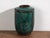 Antique Green Ceramic Vase For Sale - Image 4 of 6