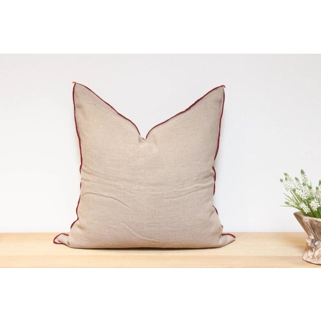 Glass Oni Rajasthani Embroidered Decorative Pillow For Sale - Image 7 of 8