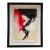 1980s Rene Gruau La Belle en Noir Sign & Numbered For Sale