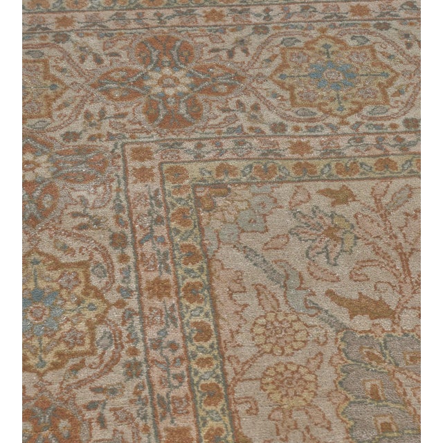 1990s Mansour Tabriz Rug - 6'6" X 8'10" For Sale - Image 5 of 11