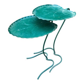 Salterini Lotus Leaf Nesting Tables - Set of 2, Attributed For Sale