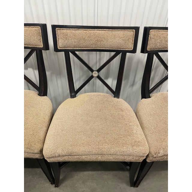 Early 21st Century Upholstered Marge Carson Dining Chairs Set of 4 Chairish
