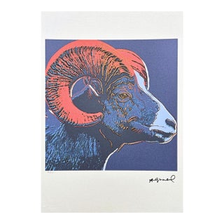 After Andy Warhol, Bighorn Ram, 1980s, Lithograph For Sale