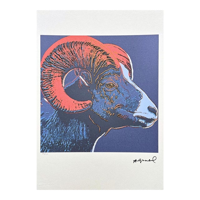 After Andy Warhol, Bighorn Ram, 1980s, Lithograph For Sale