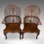 Brown Set of 6 Vintage Windsor Chairs, English, Victorian Revival, Country House Seat For Sale - Image 8 of 12