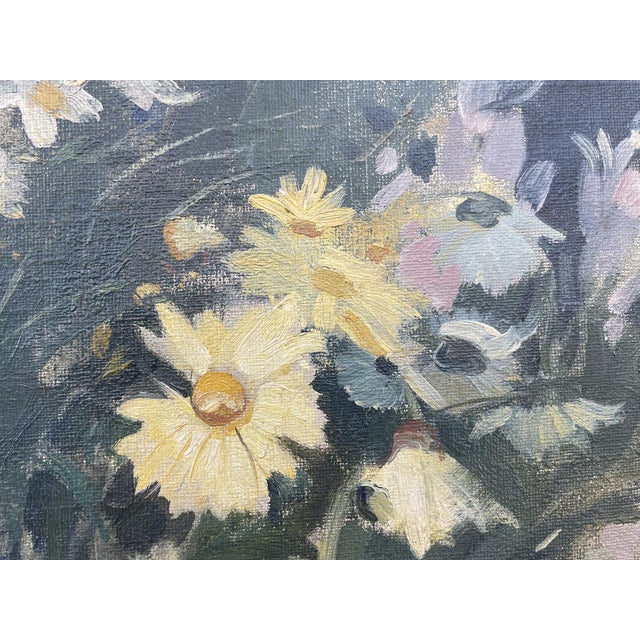 Charles Swyncop, Floral Still Life, 1920s, Oil on Canvas For Sale - Image 11 of 18