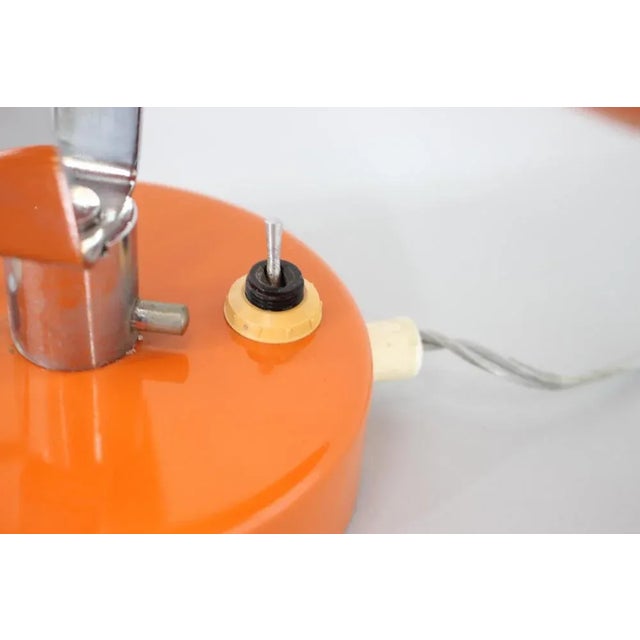 Vintage Orange Table or Wall Lamp, Czechoslovakia, 1960s For Sale - Image 6 of 8