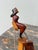 Brown Vintage Folk Art Balancing Woman Kinetic Sculpture, Circa 1940s For Sale - Image 8 of 16