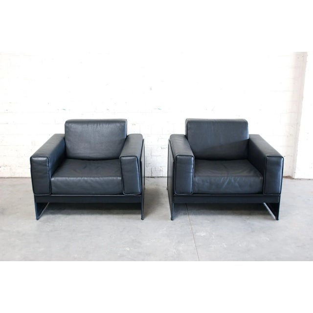 Set of Korium KM 3/1 Armchairs by Tito Agnoli for Matteo Grassi For Sale - Image 3 of 18