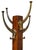 Arts & Crafts Antique Arts & Crafts/Mission Style Oak Coat Rack Hall Tree For Sale - Image 3 of 6