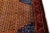 Vintage Persian Hamadan Handmade Geometric Brown Wool Rug For Sale - Image 4 of 9