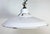 1960s Industrial White Enamel Factory Pendant Lamp, 1960s For Sale - Image 5 of 18