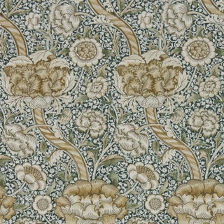 Morris & Co Wandle Wallpaper in Forest/Mustard For Sale