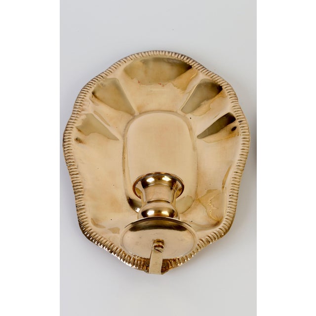 Mid-Century Swedish Brass Sconces, Set of 2 For Sale - Image 9 of 16