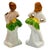 1950s 1950s Hawaiian Hula Girl & Native Male Ceramic Statue Pair by Okada China For Sale - Image 5 of 6