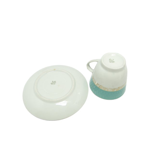 1970s Postmodern Cup & Saucer from Chodzież, Poland, 1970s, Set of 2 For Sale - Image 5 of 6