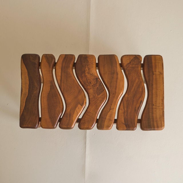 A French Brutalist coffee table from the 1960s, shaped less by convention than by the natural character of the material...