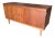 Mid-Century Modern Danish Modern Rose Stained Credenza Cabinet W/ Sculpted Pig Nose Pulls For Sale - Image 3 of 6