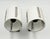 Paul Marra Bronze Finish Wall Sconces With Hand-Stitched Linen Shades - a Pair For Sale - Image 11 of 18