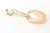 Tan Vintage Coastal Mother of Pearl Organic Modern Twisted Serving Spoon 1980's For Sale - Image 8 of 10