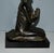 1960s Vintage Kneeling Bronzed Buddha on Wood Base For Sale - Image 5 of 10