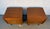 Mid 20th Century Mid 20th Century Pair of Walnut and Brass Night Stands For Sale - Image 5 of 10