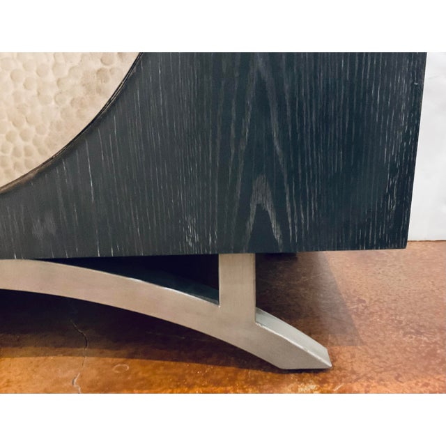 Hooker Furniture Hooker Modern Black Nolita Two Door Cabinet For Sale - Image 4 of 6