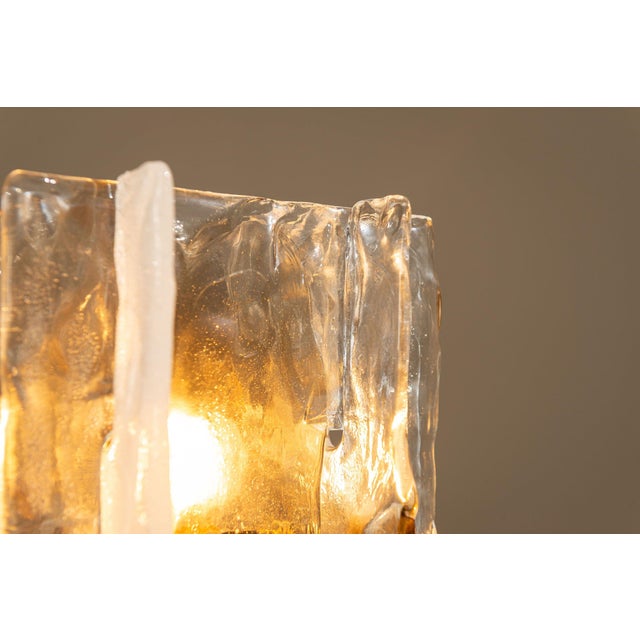 Mixed Crystal and Tobacco LP 269 Table Lamps by by Carlo Nason for AV Mazzega, Italy, 1970s, Set of 2 For Sale - Image 8 of 13