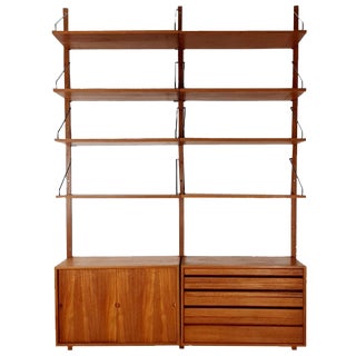 Mid-Century Danish Teak Wall Unit by Poul Cadovius for Cado, 1960s For Sale
