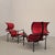 Set of Red Leather Armchairs by Carlo Forcolini for Alias, 1986 For Sale - Image 12 of 18