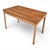 Industrial Mid-Century Modern Blonde Elm and Beech Desk Table and Bentwood Chair from Ercol, 1960s, Set of 2 For Sale - Image 3 of 11