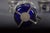 1920s Antique Silver-Mounted Cobalt Blue Glass Condiment Set, 1900, Set of 7 For Sale - Image 5 of 18