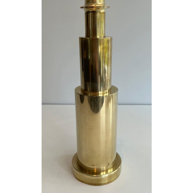 1970s Mid Century Modern Brass Desk Lamps - a Pair For Sale - Image 10 of 12