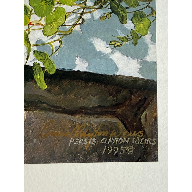 Greige 1995 Persis Clayton Weirs "Do Not Disturb" Signed Numbered 54/950 Print Cats, Birds W/ Coa For Sale - Image 8 of 9